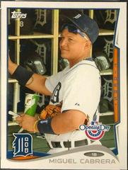 Miguel Cabrera [In Dugout] #100 Baseball Cards 2014 Topps Opening Day Prices