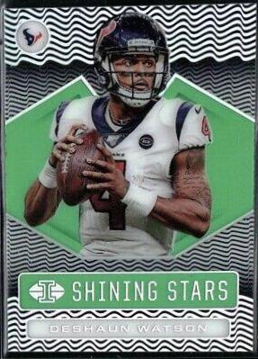 Deshaun Watson [Emerald] #SS10 Football Cards 2020 Panini Illusions Shining Stars