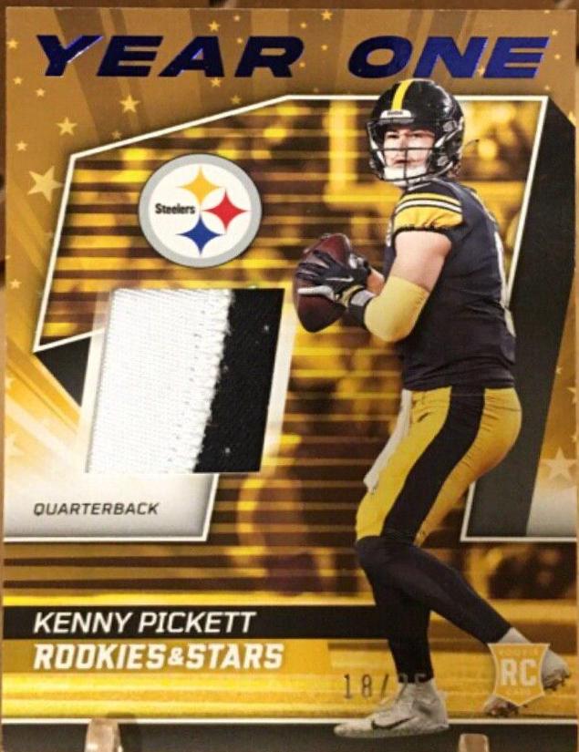 Kenny Pickett [Prime] #YO-KP Football Cards 2022 Panini Rookies & Stars Year One