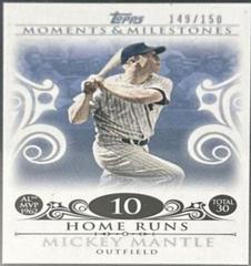 Mickey Mantle [Home Run 30] #5 Baseball Cards 2008 Topps Moments & Milestones Prices