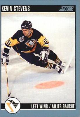 Kevin Stevens #25 Hockey Cards 1992 Score Canadian