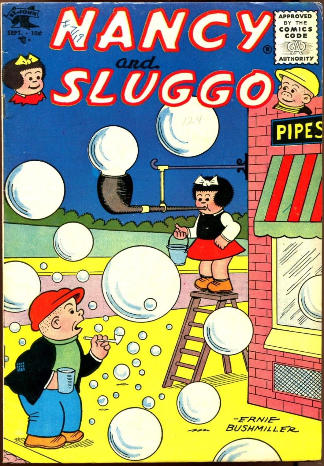 Nancy and Sluggo #124 (1955) Comic Books Nancy & Sluggo