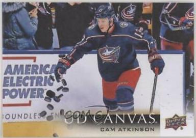 Cam Atkinson #C25 Hockey Cards 2018 Upper Deck Canvas