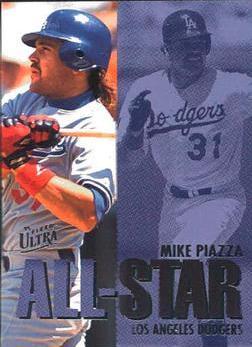 Mike Piazza #15 Baseball Cards 1995 Ultra All Stars