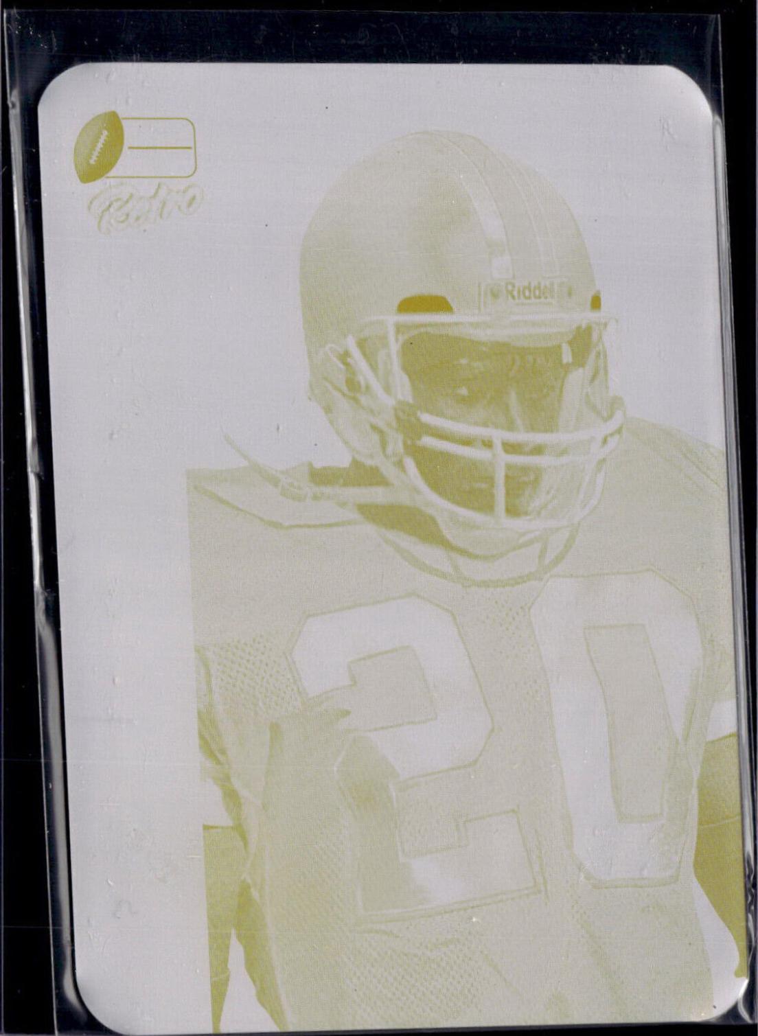 Barry Sanders [Red Wave] RB6 Prices 2024 Pro Set Metal Retro Base