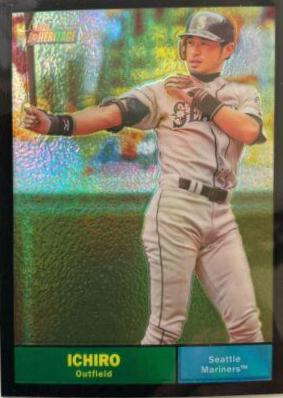 Ichiro [Black Refractor] #C68 Baseball Cards 2010 Topps Heritage Chrome