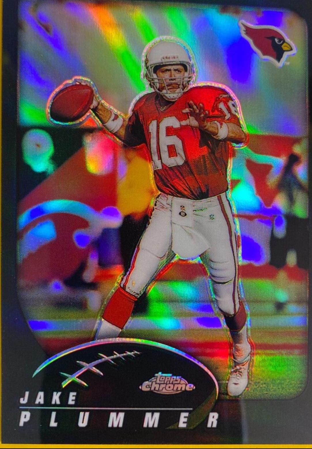 Jake Plummer [Black Refractor] #2 Football Cards 2002 Topps Chrome