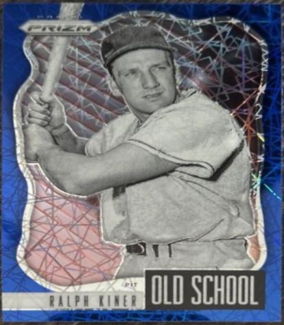 Ralph Kiner [Blue Velocity] #OS-10 Baseball Cards 2021 Panini Prizm Old School