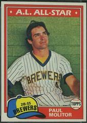 Paul Molitor #300 Baseball Cards 1981 Topps Prices