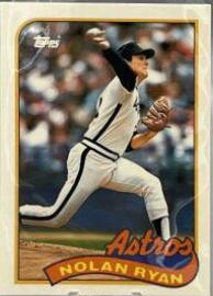 Nolan Ryan #530 Baseball Cards 1989 Topps Tiffany