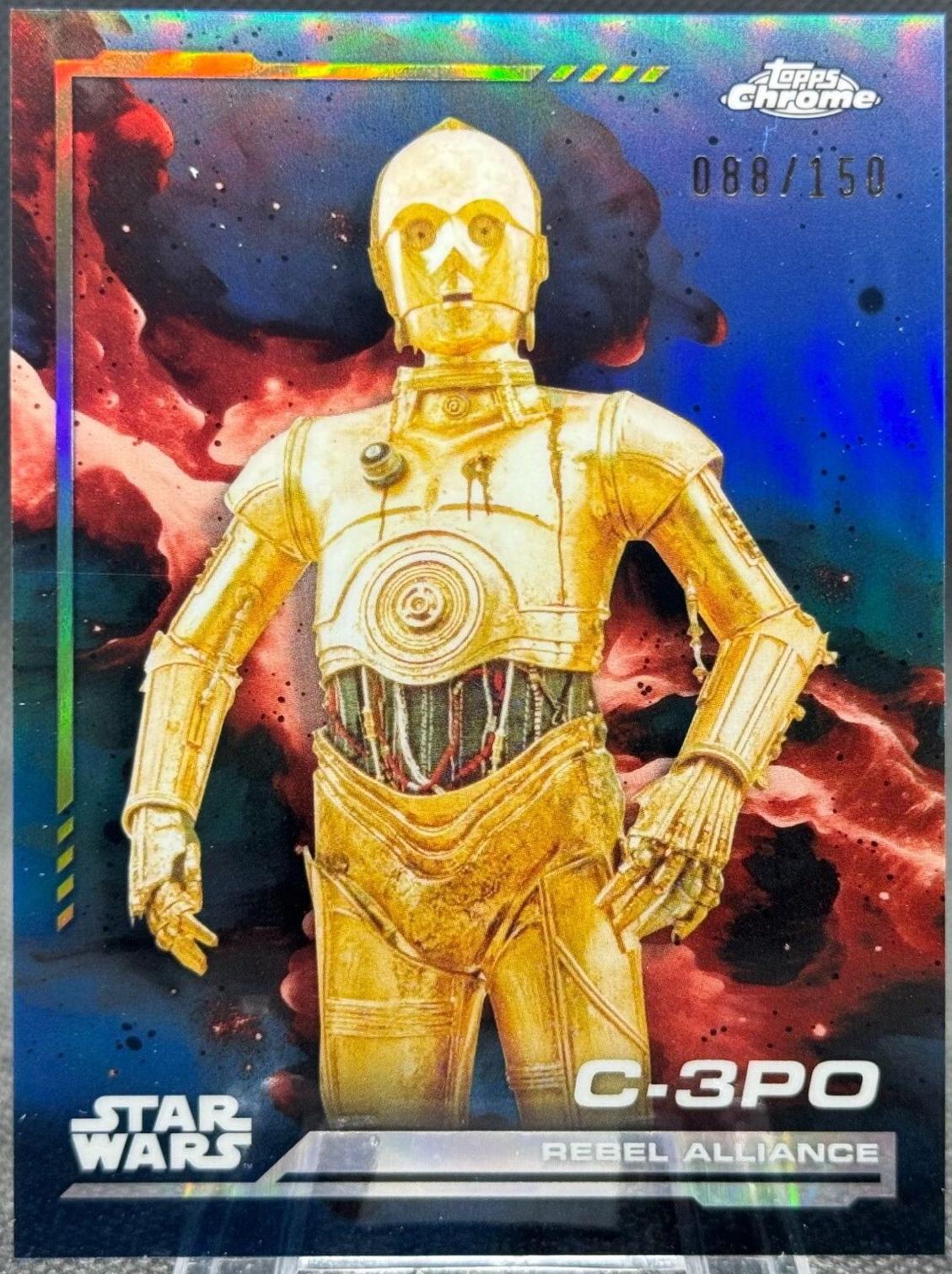 C-3PO [Skywalker Blue Refractor] #109 Star Wars 2024 Topps Chrome