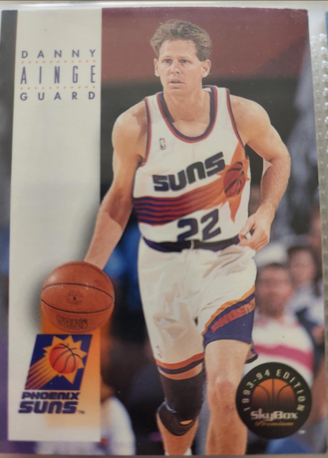 Danny Ainge #144 Basketball Cards 1993 Skybox Premium