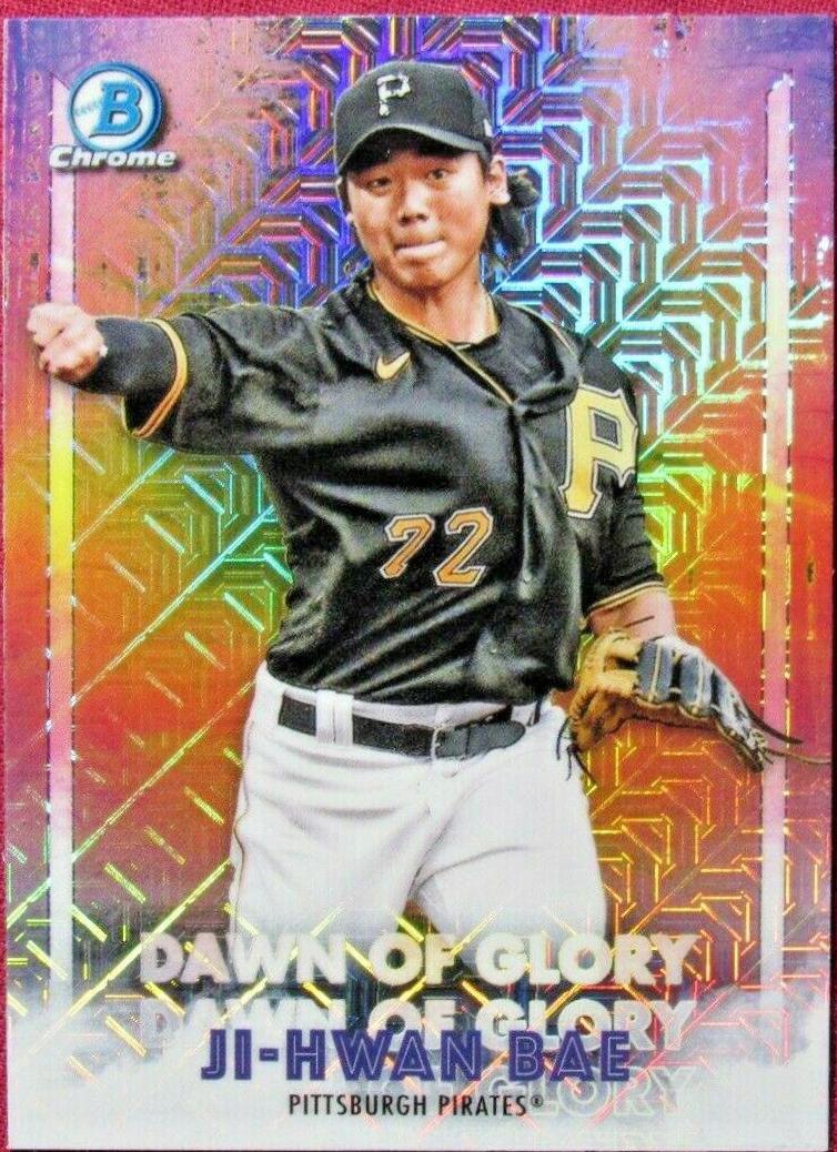 Ji Hwan Bae #DG-13 Baseball Cards 2021 Bowman Chrome Mega Box Mojo Dawn of Glory