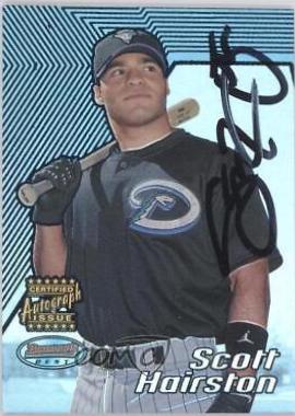 Scott Hairston [Autographed Blue] #148 Baseball Cards 2002 Bowman's Best