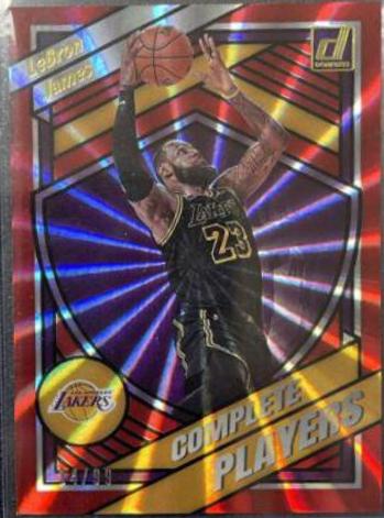 2020-21 Lebron hot James Donruss Red Laser