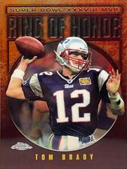 2004 topps hotsell chrome Tom Brady ring of honor psa 9