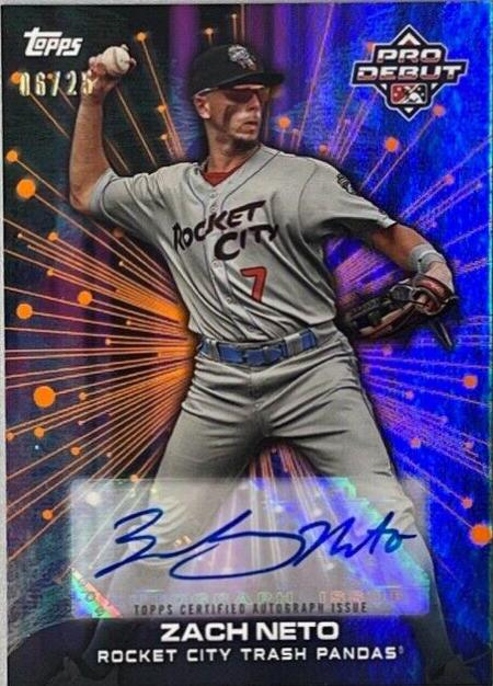 Zach Neto [Orange] #FC-ZN Baseball Cards 2023 Topps Pro Debut Future Cornerstones Autographs