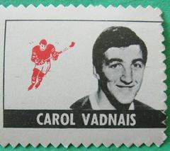 Carol Vadnais Hockey Cards 1969 O-Pee-Chee Stamps Prices