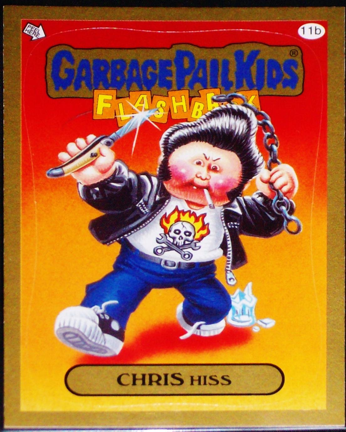 CHRIS Hiss [Gold] #11b 2011 Garbage Pail Kids