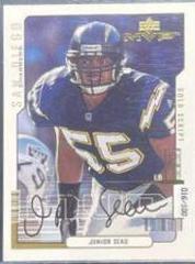 Junior Seau [Gold Script] #148 Football Cards 2000 Upper Deck MVP Prices