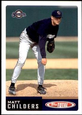 Matt Childers #158 Baseball Cards 2002 Topps Total