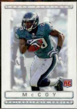 LeSean McCoy [White Refractor] #130 Football Cards 2009 Topps Platinum