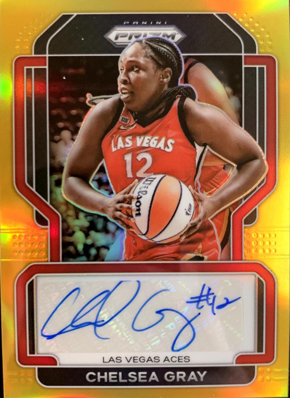 Chelsea Gray [Gold] #SG-CGY Basketball Cards 2022 Panini Prizm WNBA Signatures