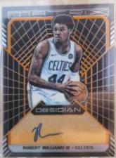 Robert Williams III [Orange] #MA-RW3 Basketball Cards 2018 Panini Obsidian Matrix Autographs