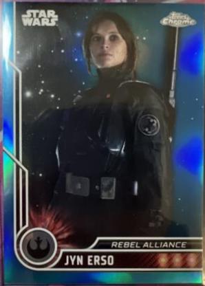 Jyn Erso [Blue Refractor] #19 Star Wars 2023 Topps Chrome