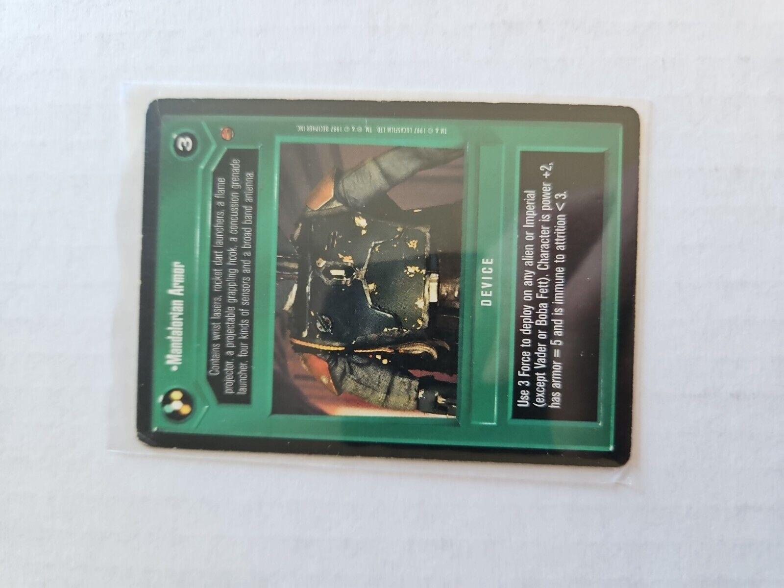 Mandalorian Armor [Limited] Star Wars CCG Cloud City