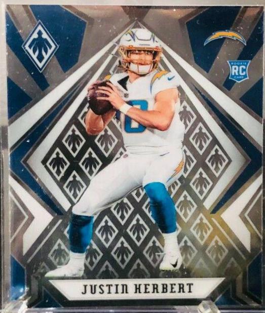 Justin Herbert [Blue] #103 Football Cards 2020 Panini Phoenix