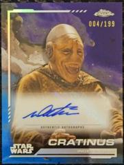 Dee Tails as Cratinus [Skywalker Blue Refractor] #AU-CI Star Wars 2024 Topps Chrome Autograph Prices