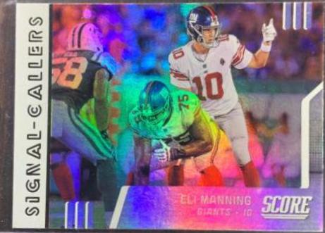 Eli Manning #SC-30 Football Cards 2019 Panini Score Signal Callers