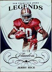 Jerry Rice [Sapphire] #100 Football Cards 2019 Panini Flawless Prices