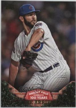 Jake Arrieta #WRIG-5 Baseball Cards 2016 Topps 100 Years at Wrigley