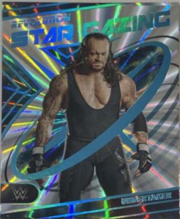 Undertaker [Sunburst] #18 Wrestling Cards 2023 Panini Revolution WWE Star Gazing