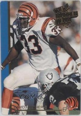 David Fulcher #25 Football Cards 1991 Action Packed All Madden