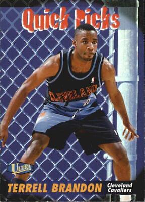 Terrell Brandon #6 Basketball Cards 1997 Ultra Quick Picks