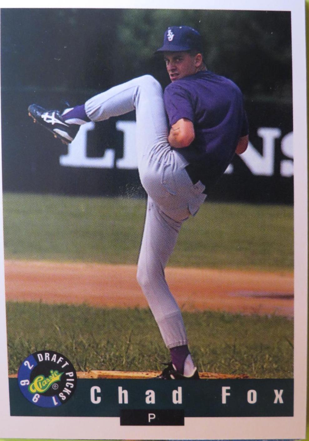 Chad Fox #100 Baseball Cards 1992 Classic Draft Picks