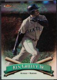 Ken Griffey Jr. [Refractor] #100 Baseball Cards 1998 Finest