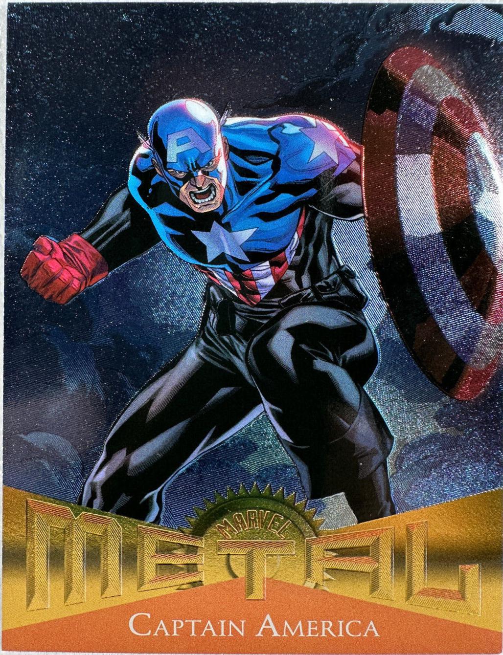 Captain America #9 Marvel 2013 Fleer Retro Metal