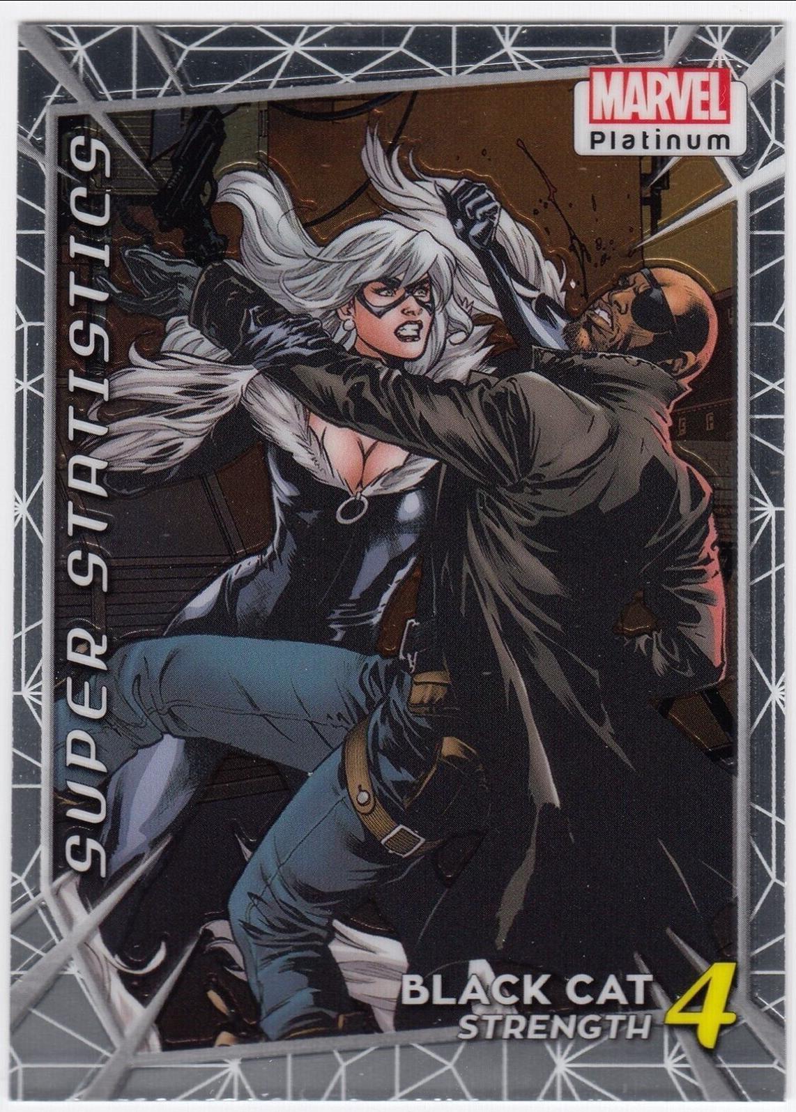 Black Cat #SS16 Marvel 2023 Upper Deck Platinum Super Statistics