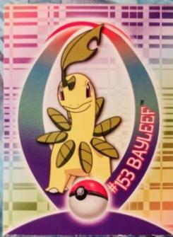 Bayleef #2 Pokemon 2001 Topps Johto Sticker