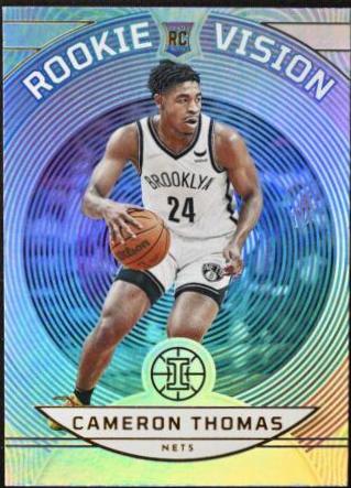 Cameron Thomas #20 Basketball Cards 2021 Panini Illusions Rookie Vision