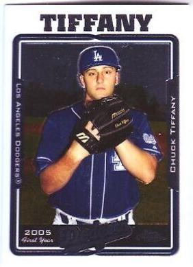 Chuck Tiffany #UH116 Baseball Cards 2005 Topps Chrome Updates & Highlights