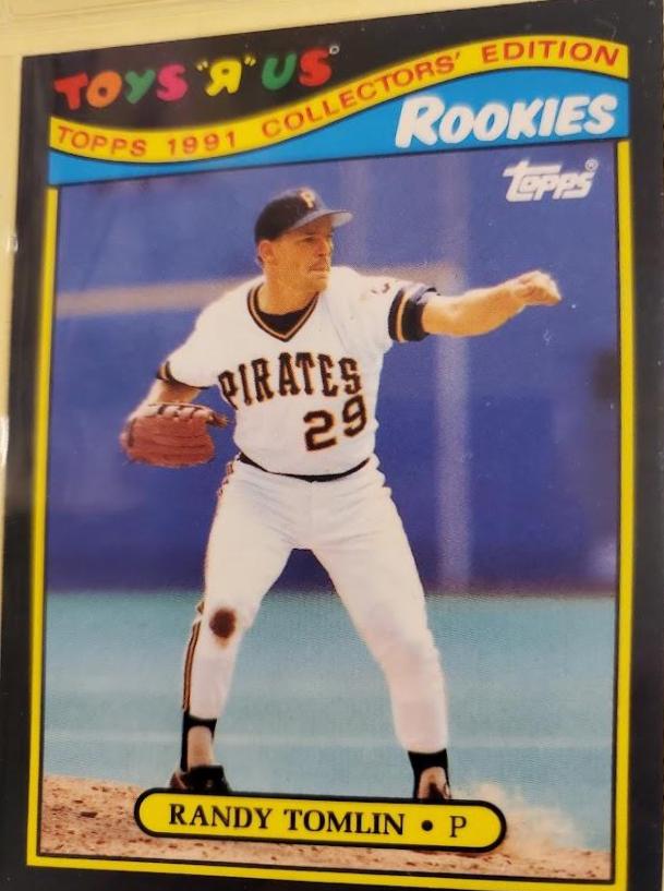 Randy Tomlin #28 Baseball Cards 1991 Toys R US Rookies