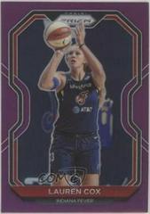 Lauren Cox [Purple Prizm] #1 Basketball Cards 2021 Panini Prizm WNBA Prices