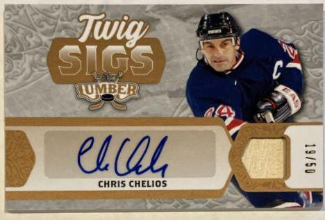 Chris Chelios [Bronze] #TS-CC1 Hockey Cards 2021 Leaf Lumber Twig Sigs