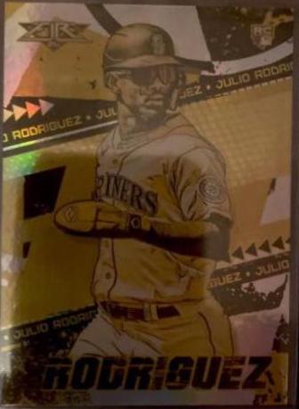 Julio Rodriguez Rookie Card buying Seattle Mariners 2022 Topps Fire On Fire #EF-30 Gold