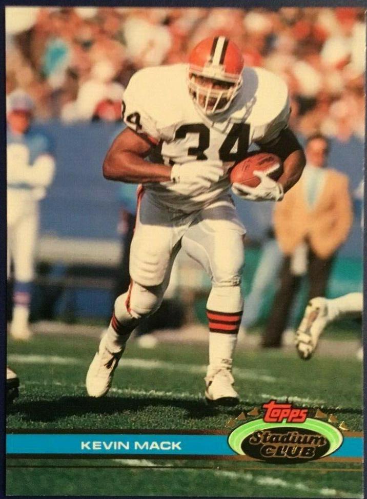 Kevin Mack #143 Football Cards 1991 Stadium Club